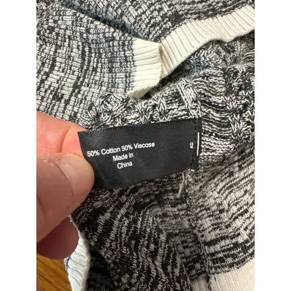 Lane Bryant Womens Black & White Knit Sweater With Flared Cuffs Size 22/24 - Picture 8 of 11